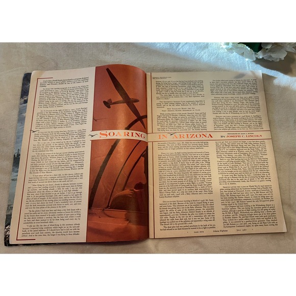 ARIZONA HIGHWAYS JUL 1967 Vol 18 No 7 Soaring In Arizona Flying Nature Landscape - Picture 4 of 6